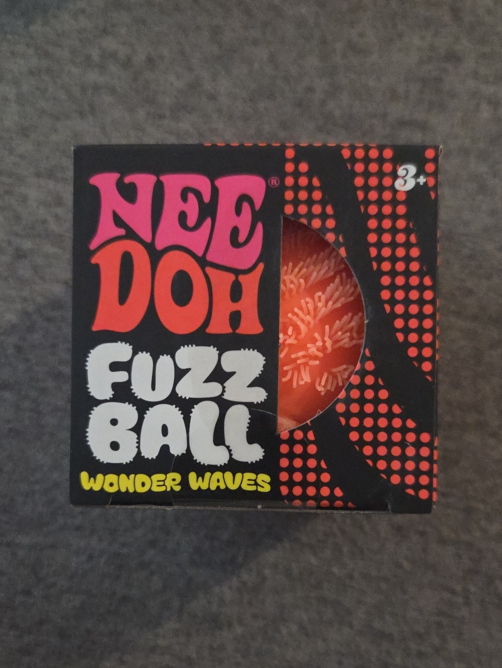 NeeDoh Fuzz Ball Wonder Waves - Orange Schylling